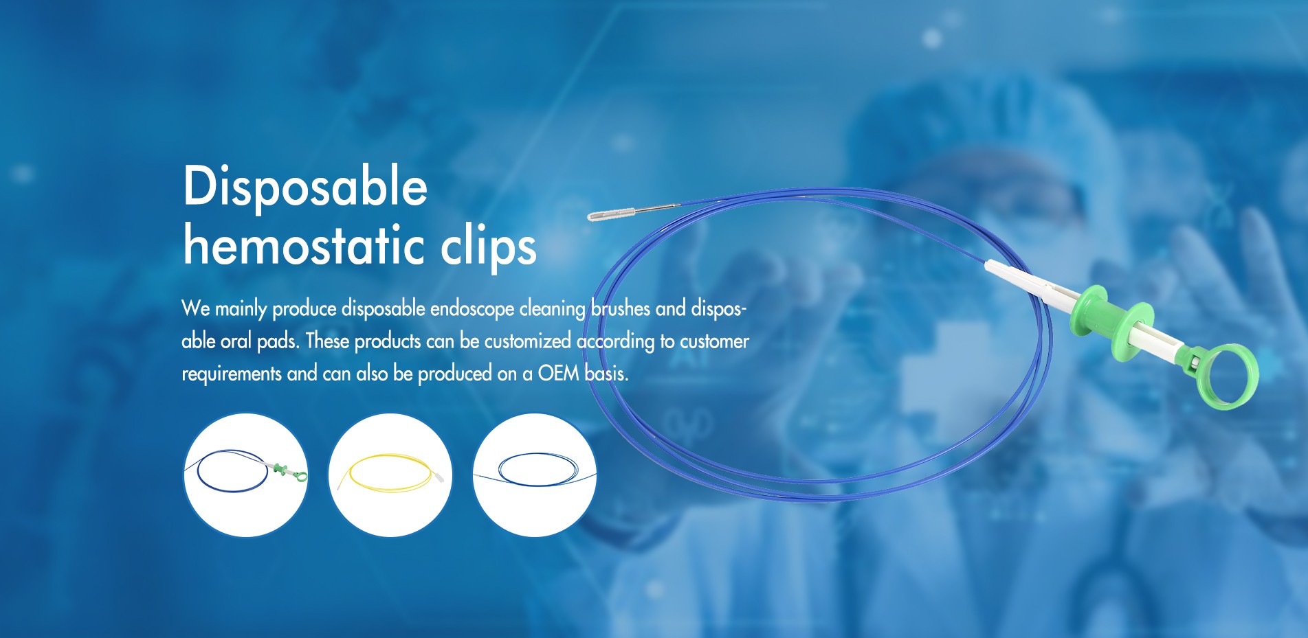 Disposable hemostatic clips